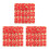 3Pièces Rouges Design 2025 Fête Printemps 3