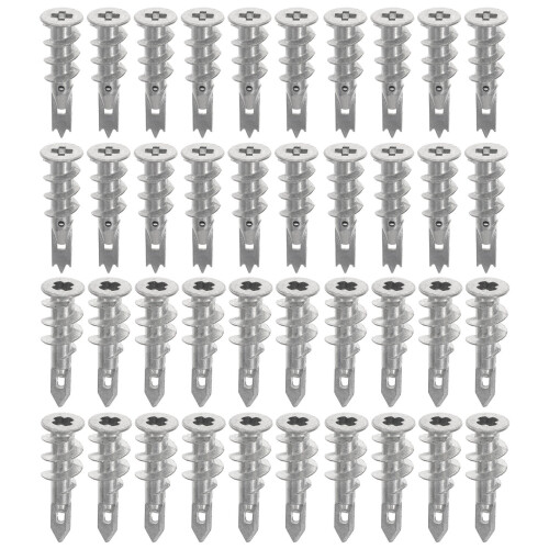 chevilles expansion 100 pièces pour mur plâtre -plâtre