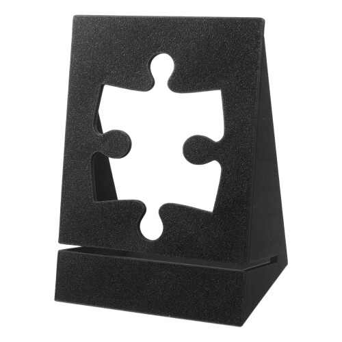5Pièces Porte-Affiche Puzzle En Pla Noir - Support Et 2