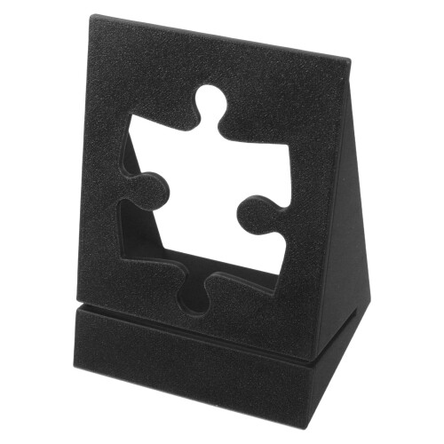 5Pièces Porte-Affiche Puzzle En Pla Noir - Support Et 1