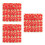 3Pièces Rouges Design 2025 Fête Printemps 8