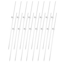 16St Stevige Transparante Plantstokken En Clips Voor En Interieur