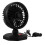 3Pcs Portable USB Car Fans ABS Compact Low Noise Adjustable Black 3