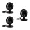 3Pcs Portable USB Car Fans ABS Compact Low Noise Adjustable Black 6