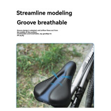 Mountain Bike Saddle Cover Breathable Super Soft Sponge Gel Bike Waterproof Shock Absorption Bicycle Cushion
