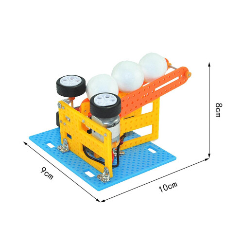 STEM Educational Kit with MotorDriven Ball Pitcher, Adjustable Angle DIY Physics Experiment Set 1