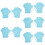 5Paires Palmés Ajustables Ciel Protection Natation 11