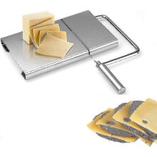 Cheese Slicer with Wire Stainless Steel Cutter Compatible with Hard And Semi Hard Chees