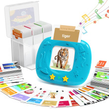 Toddler Talking Flash Cards Set with 216 DoubleSided Cards, Clear English Audio, Preschool Learning