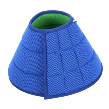 Adjustable Pet Cone Collar for Cats and Dogs Bite and Lick Neck Guard Comfortable Lightweight Protective Collar for Surgery and Grooming Blue Green