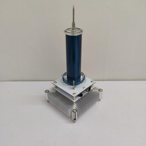 Coil Plasma Speaker with Wireless Audio, Visible Voltage Discharge, Mini Desktop Model 2