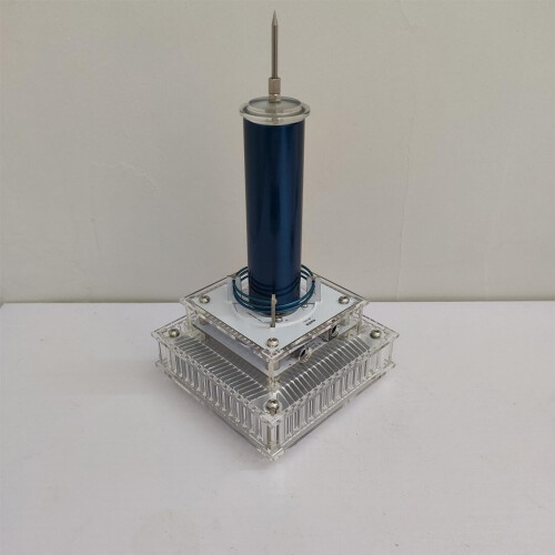 Coil Plasma Speaker with Wireless Audio, Visible Voltage Discharge, Mini Desktop Model 1