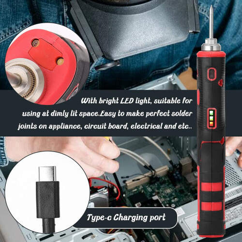 Sanfoelek Weless Soldering on with Bright LED Light Ref: 9773 2