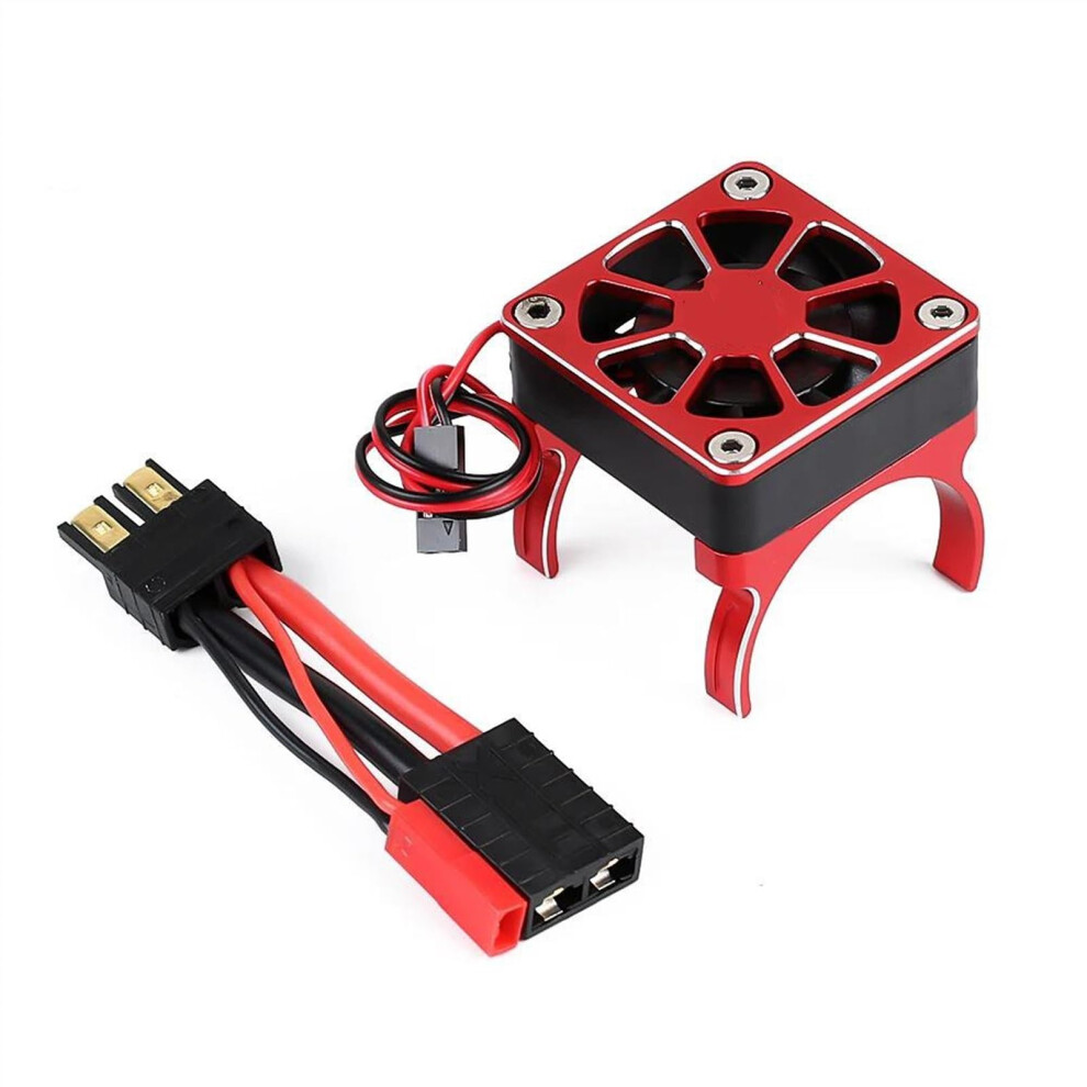 Rc Car Motor Cooling Fan With Heat Sink For 540 550 Motors Trx Plug Fit For Trx4 Trx6 1/10 Crawlers 9174973074939