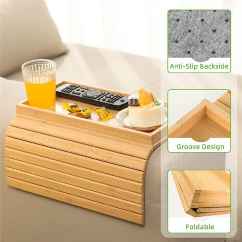 Sofa-Tablett, Sofa-Armlehne, Snack-Ablage, Sofa-Ablagefach 1