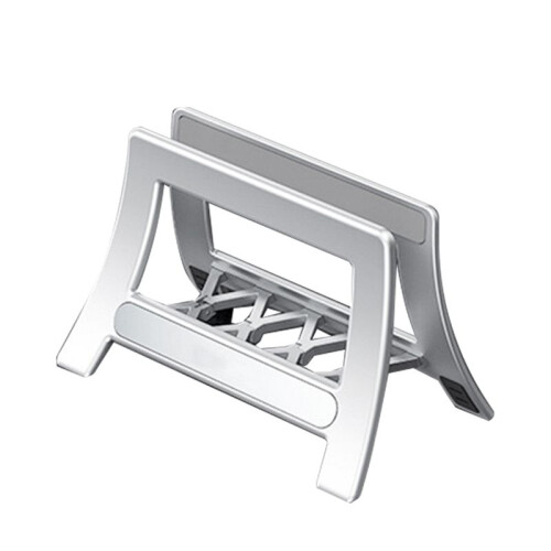 Vertical Laptop Stand Universal Desktop Stand Laptap Dock for Foldable Tablet Support Holder Silver