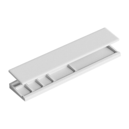 Desktop Storage Box Mechanical Keyboard Wrist Pad Hand Mouse Wrist Pad  Support Office Typing Wrist White