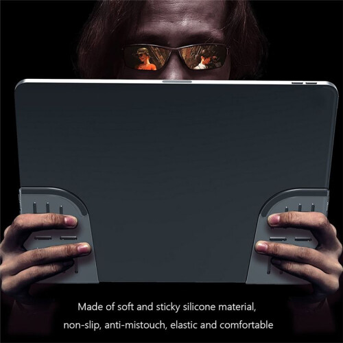 2pcs Soft Silicone Controller Game Holder Trigger Gamepad Grip Handle Gaming Accessories for  Tablet PUBG Mobile 2