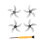 Drone Propellers F Color Lightweight Quick Replacement for Stable Vibration Flight 1