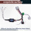 For   Hatchback Adapter Cables Wries Car Radio Android 16pin Cable 2006+ ISO Power Cable 5