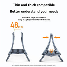 Vertical Laptop Stand Universal Desktop Stand Laptap Dock for Foldable Tablet Support Holder Gray