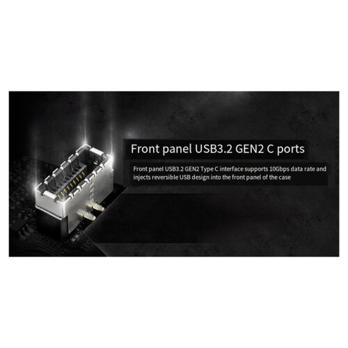 Connectors USB 3.2 Front Panel Extension Cable,GEN2x2 Baffle Cable TYPE-E to Chassis Type-C Front C Female 10G/20Gbps B 2