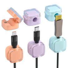 6 Stück Magnetische Kabelmanagement-Clips, Datenkabel-Organizer, Schreibtisch- und Wandhaken für Telefondaten, Bunt