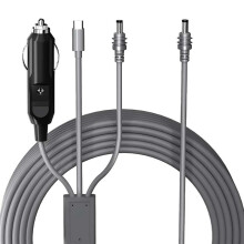 Câble 3 en 1 pour Starlink , Câble D'Alimentation USB C Vers CC, Câble D'Alimentation de Voiture CC 12 V-24 V pour Starlink , Câble 18 AWG 6,5