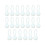 20pcs Cable Organizer Minimalist Silicone Cable Organizer for Data, Headphone, and Charging Cords White 2