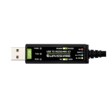 Waveshare USB to RS232/RS485 Serial Cable Converter with Extension Cord FT232RNL Chip Compatible with Win 7/8/10/11