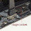 Connectors USB 3.2 Front Panel Extension Cable,GEN2x2 Baffle Cable TYPE-E to Chassis Type-C Front C Female 10G/20Gbps B 4