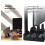 Adjustable Vertical Laptop Stand, 3-Slot Padded Stand for 16 Inch Laptops, Rectangular Base, Enhanced Stability Black 5