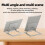 Foldable Laptop Stand Aluminum Alloy Lifting Notebook Support Bracket Tablet Holder Base Specially Designed for Tablets 3