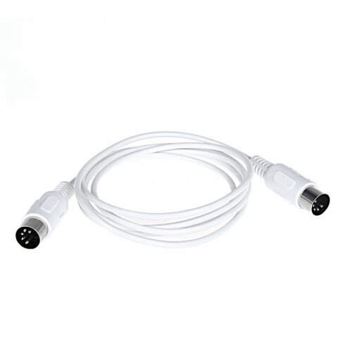2X 5 Pines MIDI DIN PLUG Cable de Extension Macho A Macho  / 9.8 Pies 2