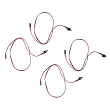 4 Pack 2 Pin SW PC Power Cable /Off Push Button ATX Computer Wire 45cm