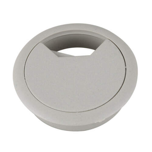 8 Pcs 53mm Drill Hole Plastic Home Computer Desk Cable Cord Grommets 2