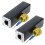 2X Semoic RJ45 Plug Ethernet Network Protector de Sobretensión Thunder Arrester 100MHz 1