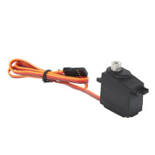 Servomoteur micro métallique étanche RC, 30x29x13mm, faible bruit, noir