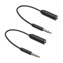2X 3.5mm Audio Extension Cable Jack 3.5 Male to Female Earphone Extender Smartphone for Headphone Louder Tablet