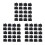 60Pcs Black Adjustable Plastic Cable Clamps Self Adhesive Car Cable Clips Wire Organizer 1