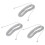 3X 9M 30Ft RJ11 6P2C Modular Telephone Phone Cables Wire White 1