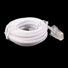 3X RJ11 6P4C to RJ45 8P4C Modular Phone Internet Extension Cable 3 Meter