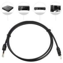 2X 1M 3Ft Toslink to Plug 3.5mm Digital Optical SPDIF Audio Cable Gold Plated