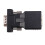 2X VGA Extensor Macho A Lan Cat5 Cat6 Rj45 Adaptador de Cable de Red 3