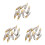 Adapter Audio Coaxial Cable Connector RCA Plug Seamless 30 Pcs 1