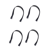 Mainboard 9Pin USB 2.0 Male to Female Extension Data Cable Cord Wire  30cm USB Extension Cable, 4 Pack