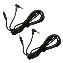 2Pcs 1.5M Audio 2.5 to 3.5mm Cable for  QC25 Quiet Comfort MIC Headset