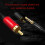 2X VEGGIEG Câble RCA Câble Audio 2RCA Vers 3,5 Câble AUX 3,5 mm Jack Rca (2M) 9