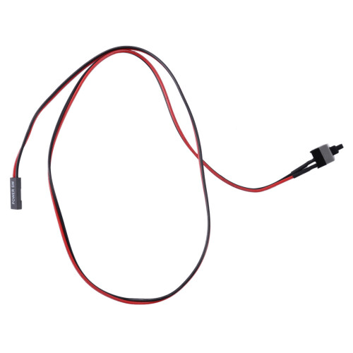 6 Pack 2 Pin SW PC Power Cable /Off Push Button ATx Computer  Wire 45cm