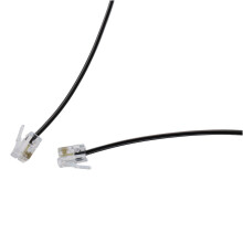 2X RJ11 6P4C Telephone Cable Cord ADSL Modem 2 Meters